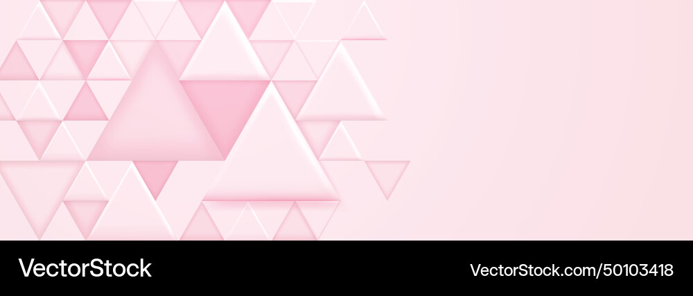 Abstract background with triangular shapes vector image