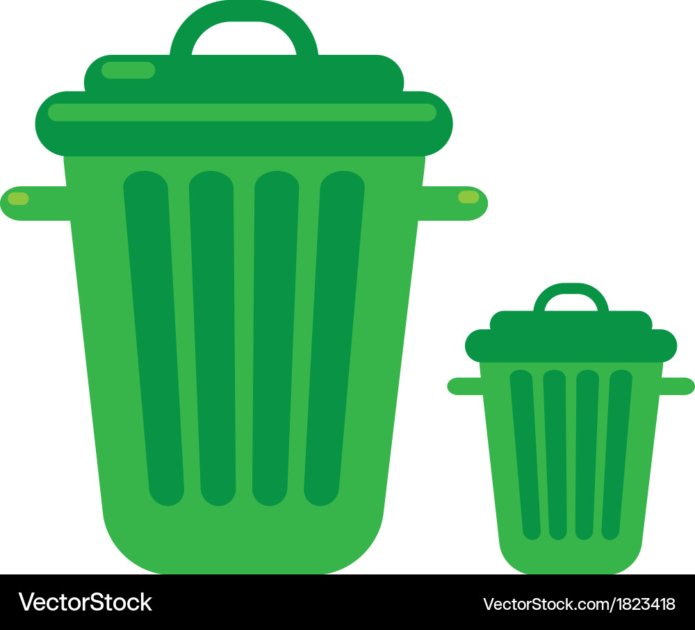 Garbage Bin Icon vector image
