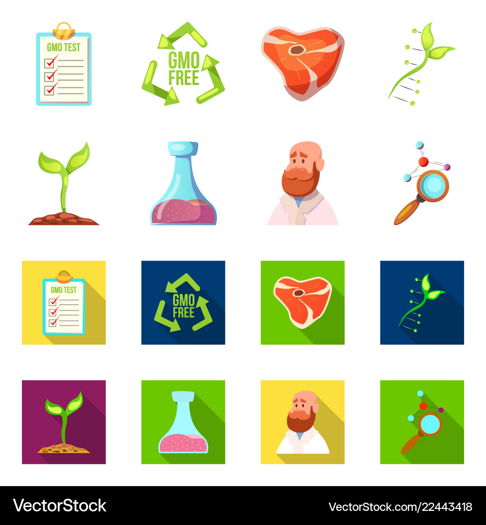 Isolated object of and sign set s Vector Image