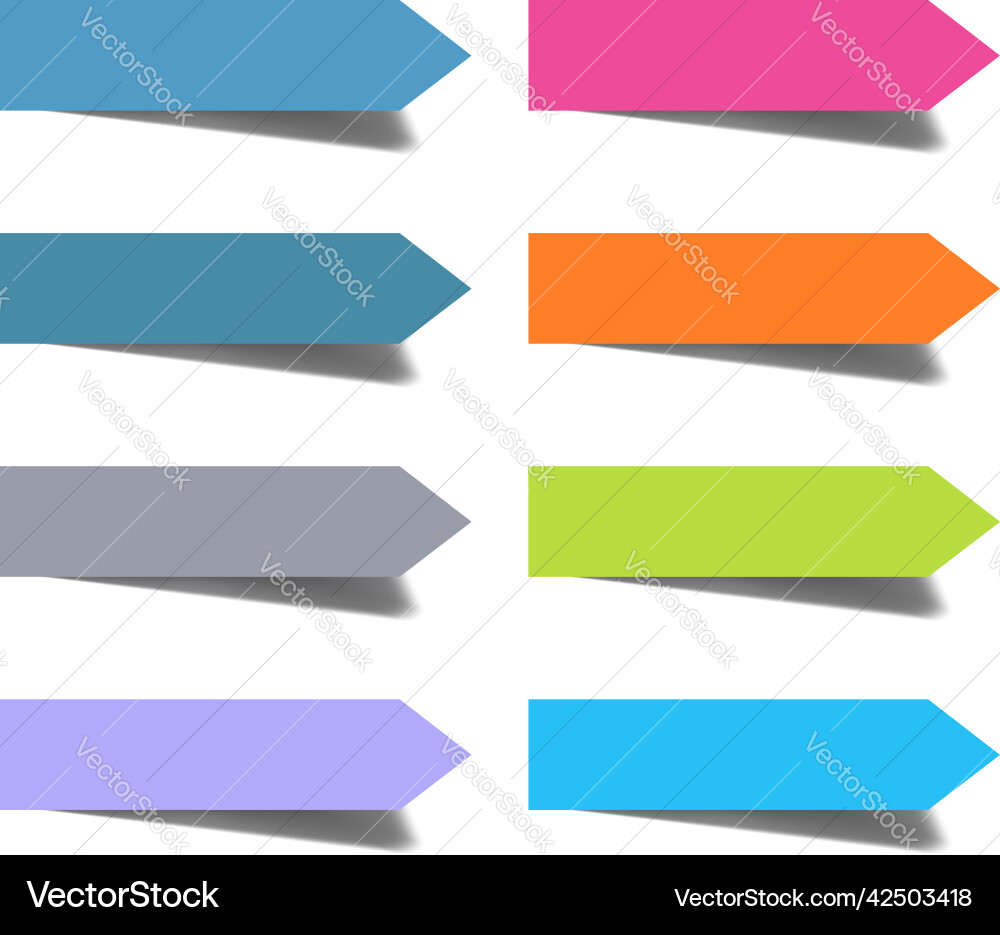 Label set with full color design element Label set with full color design element vector image