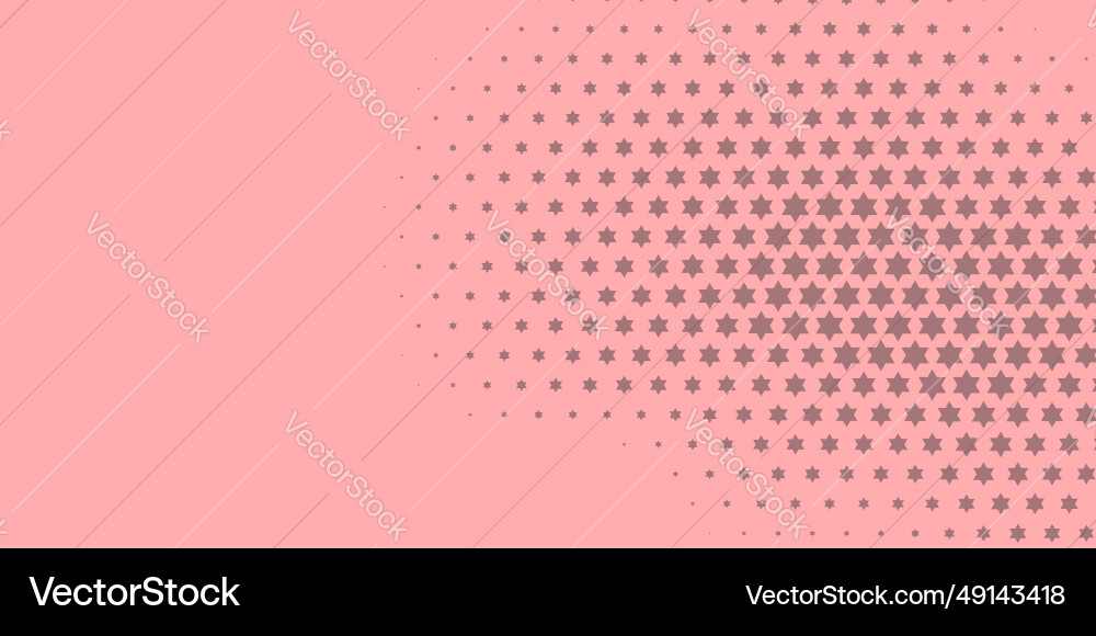 Stars shape two color abstract background Vector Image