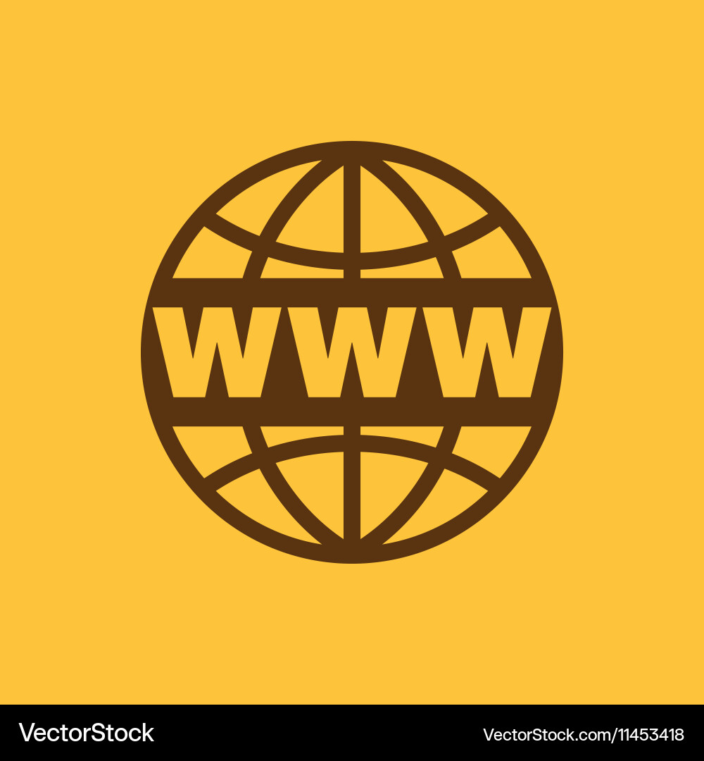 Www icon seo and browser development Vector Image