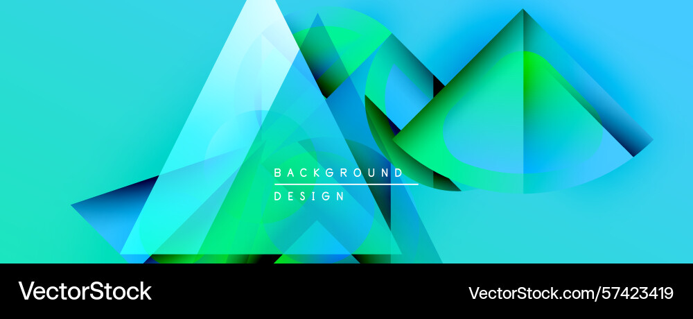 Abstract geometric shapes overlap creating Abstract geometric shapes overlap creating Vector Image