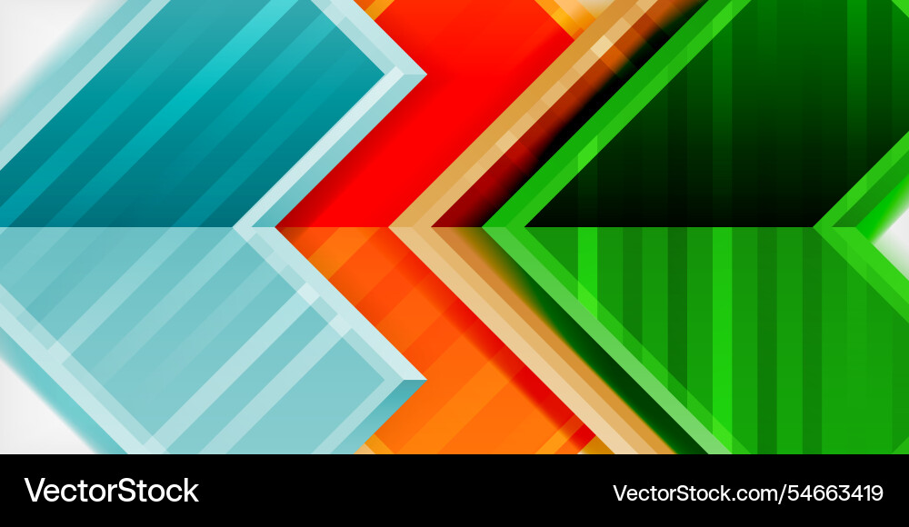 Arrow symbols created with 3d effects and line Arrow symbols created with 3d effects and line vector image