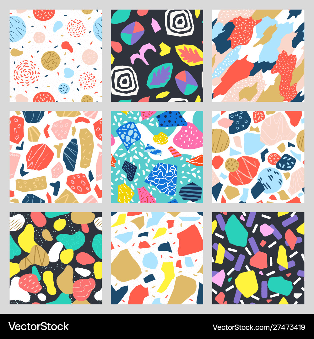 Colorful Abstract Patterns vector image