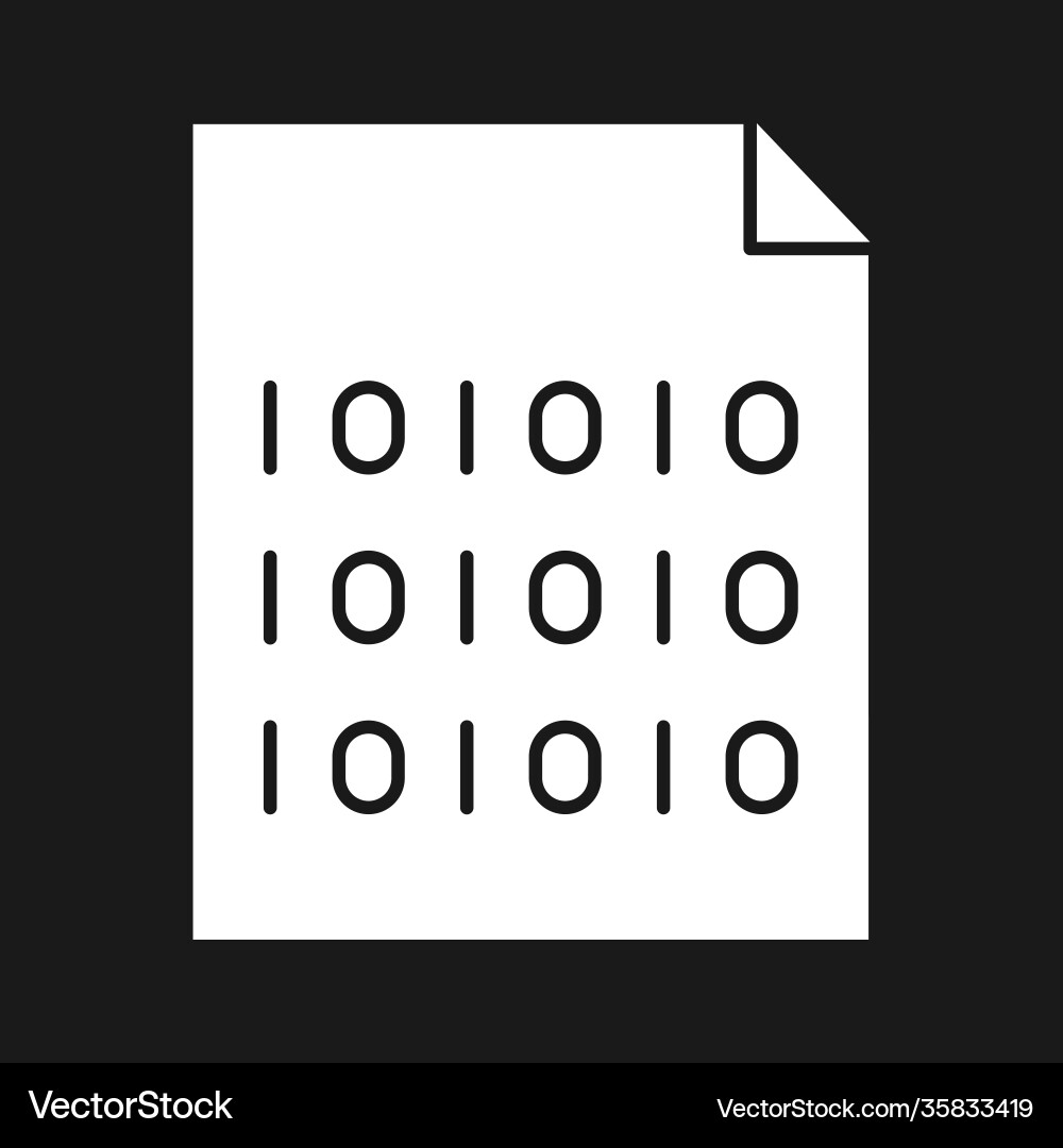 File encryption icon vector image