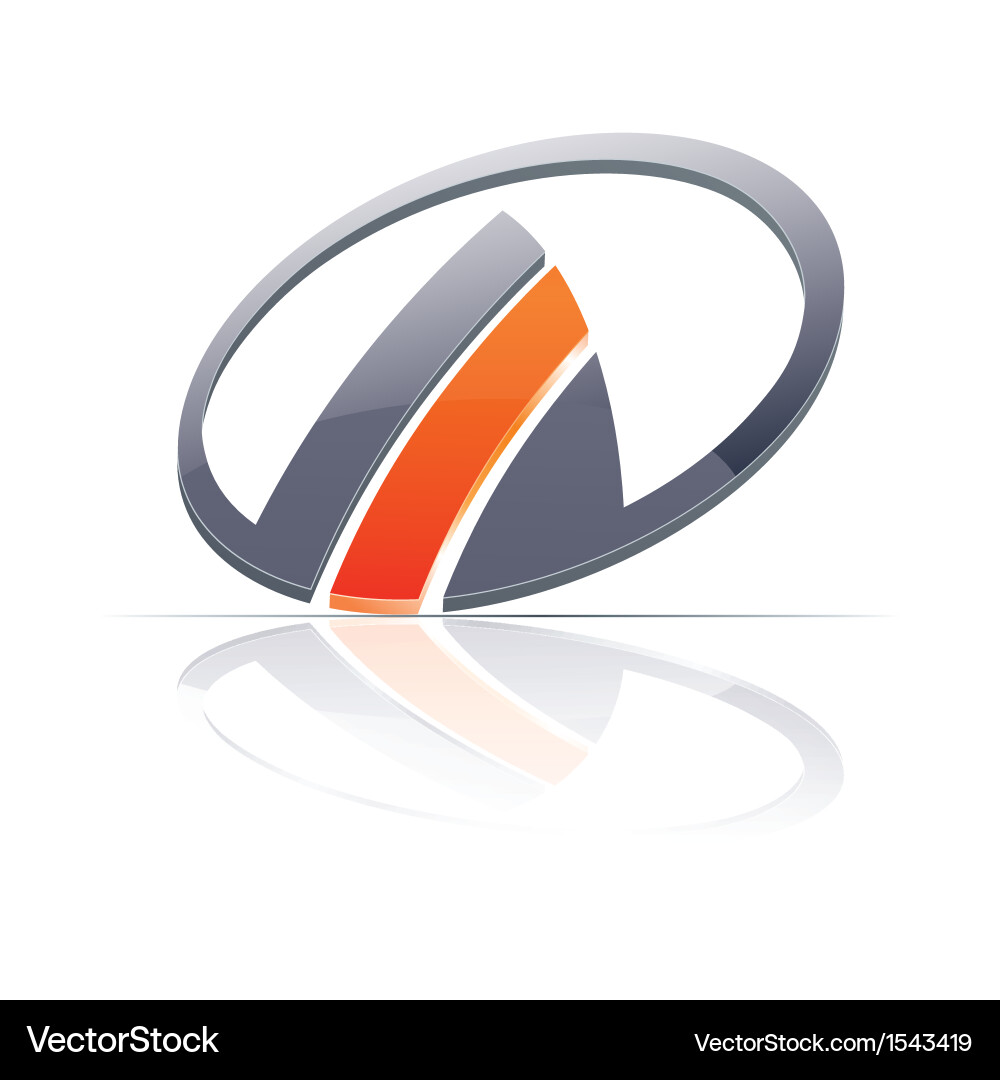 Modern Segmented Icon vector image