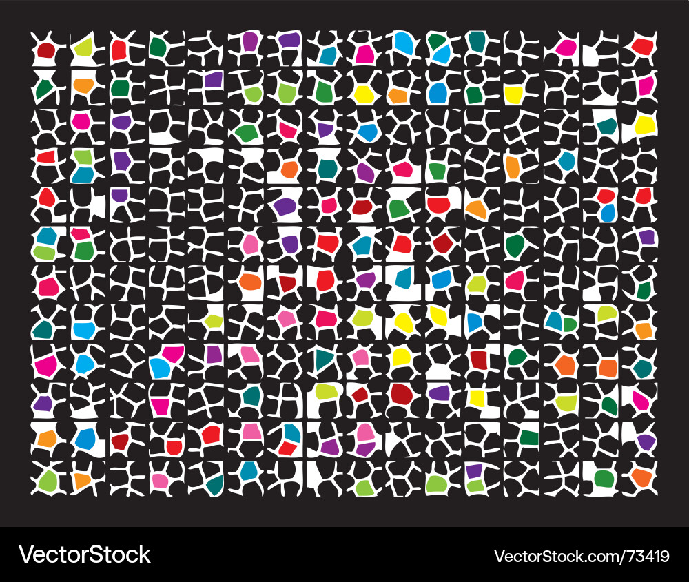 Mosaic pattern Vector Image