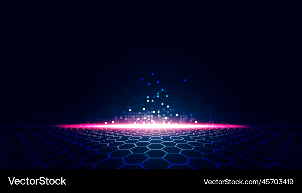 Technology background with hi-tech digital data Technology background with hi-tech digital data vector image