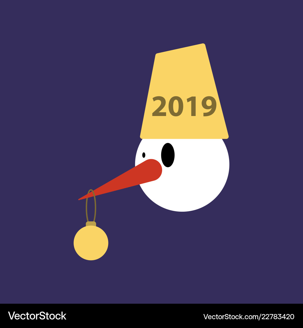 2019 happy new year greeting card celebration 2019 happy new year greeting card celebration Vector Image