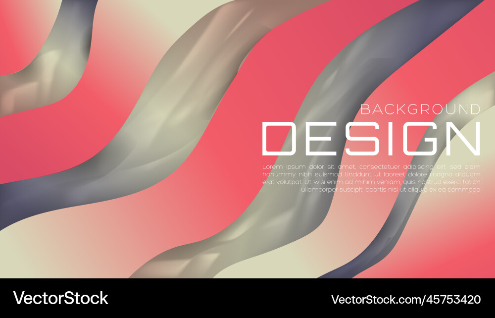Abstract 3d liquid gradient background with soft Abstract 3d liquid gradient background with soft Vector Image