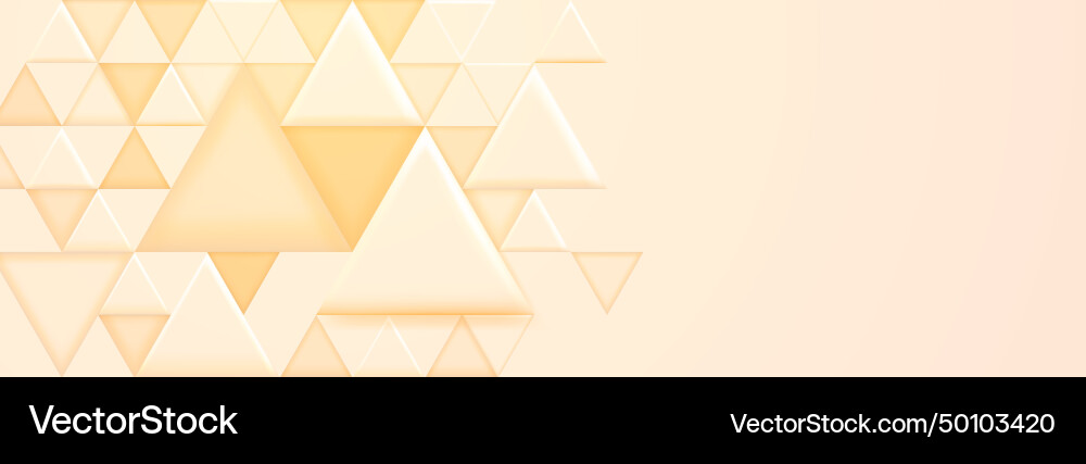 Abstract background with triangular shapes vector image
