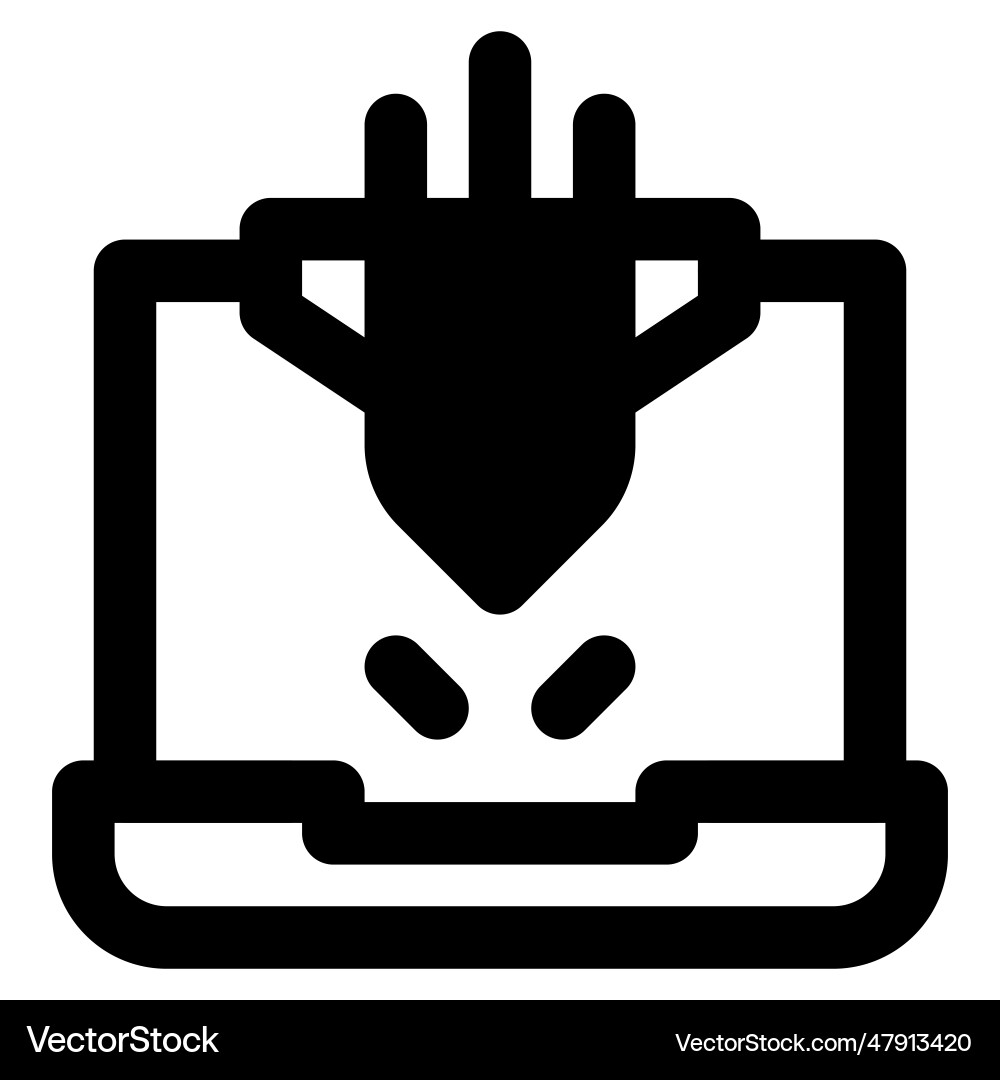 Any danger targeting computer info cyber attack Vector Image