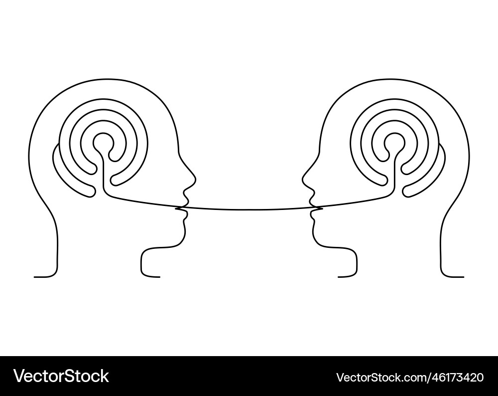 Conversation & Logic Flow Vector Image
