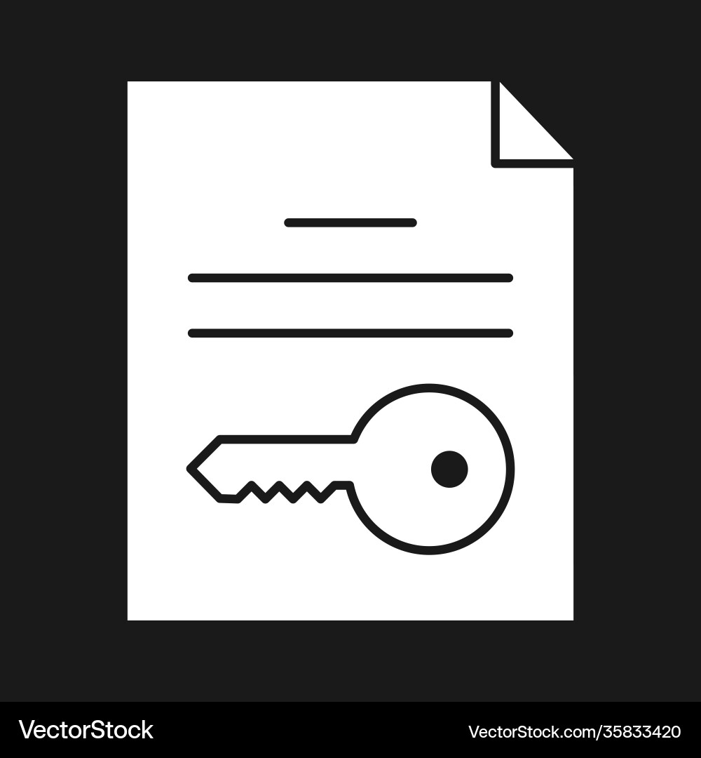 File encryption icon Vector Image