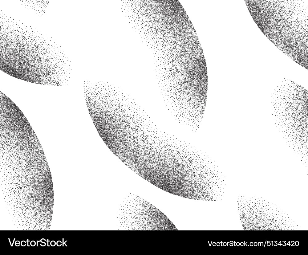 Retro dotwork seamless pattern abstract Royalty Free Vector