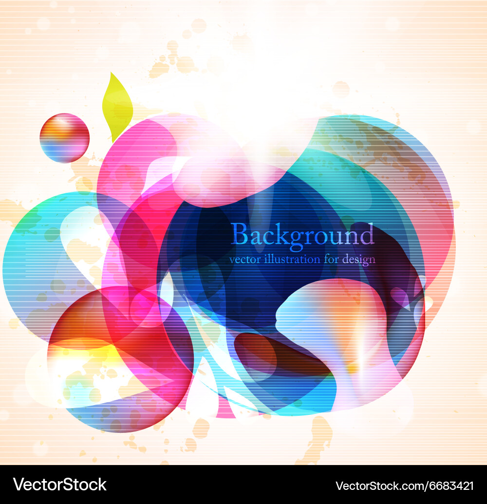 Abstract background in color vector image