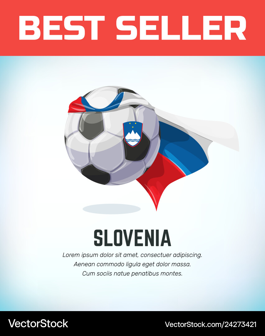 Slowenien Fußball oder Fußball Slowenien Fußball oder Fußball vektorbild