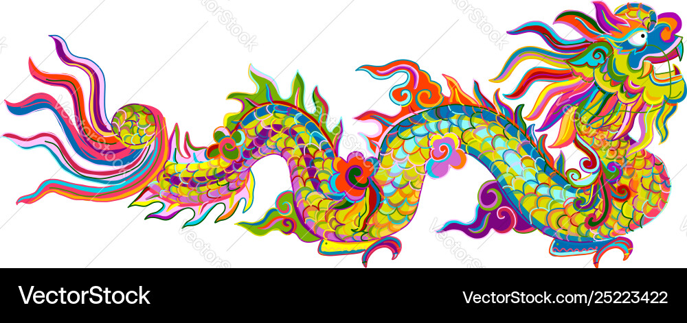 Chinese dragon for your design Chinese dragon for your design vector image