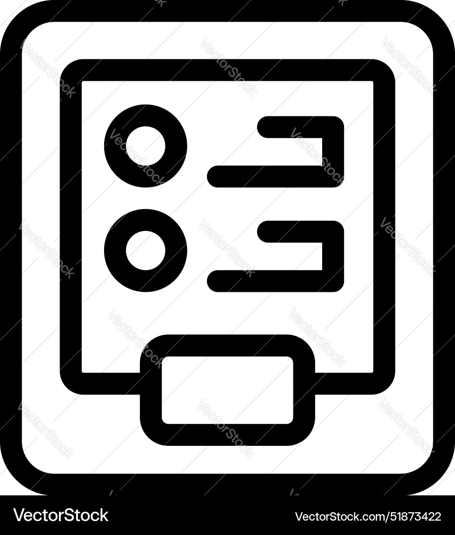 Digital checklist showing two tasks completed Digital checklist showing two tasks completed vector image