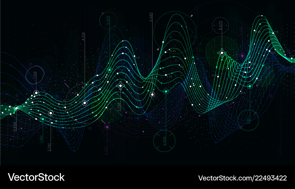 Schedule statistics data analytical indicator Schedule statistics data analytical indicator vector image