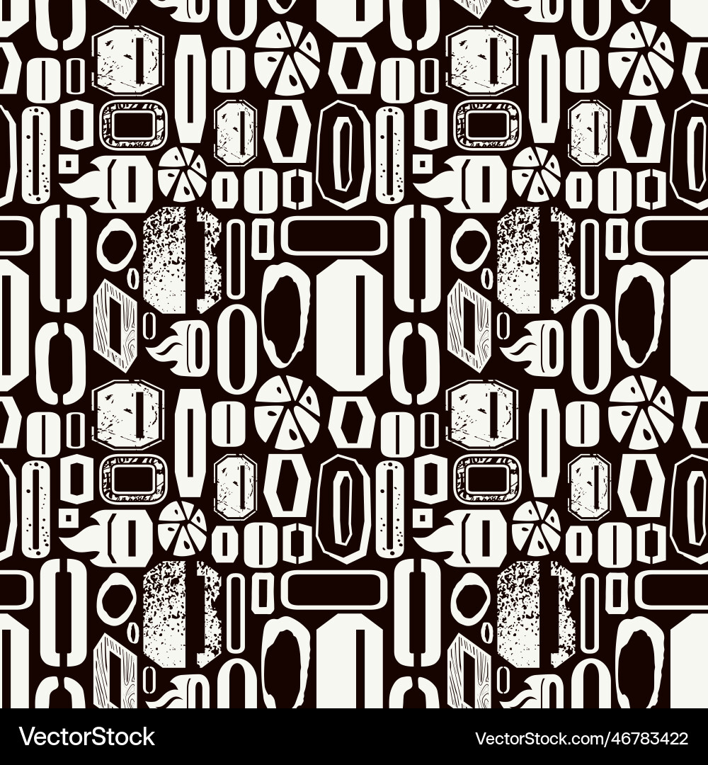Seamless pattern with letters o in typographic Seamless pattern with letters o in typographic vector image
