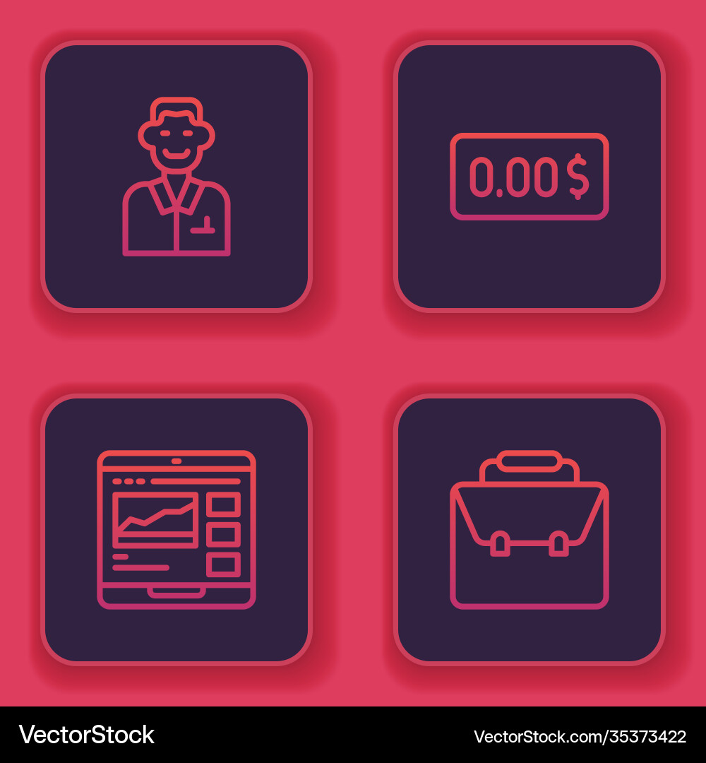 Set line trader trading courses zero cost Set line trader trading courses zero cost Vector Image