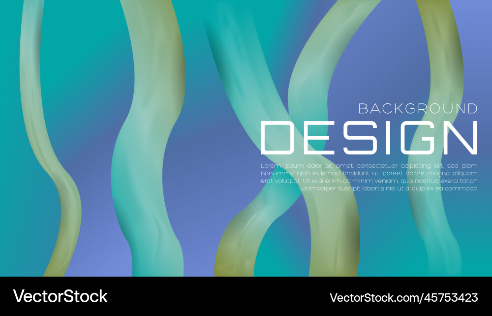 Abstract 3d liquid gradient background with soft Abstract 3d liquid gradient background with soft Vector Image