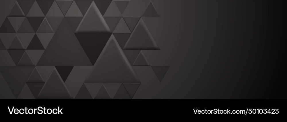 Abstract background with triangular shapes vector image