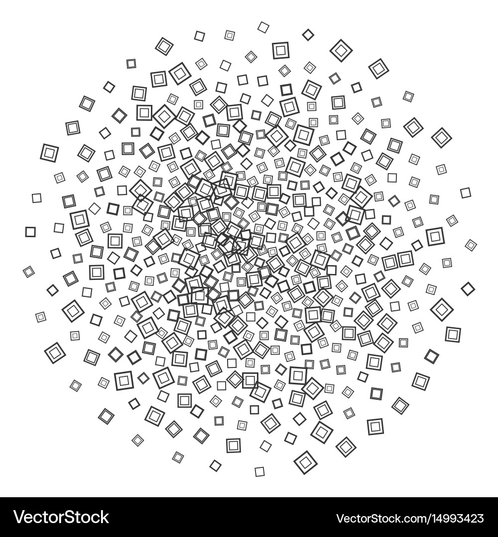 Abstract squares pattern background vector image