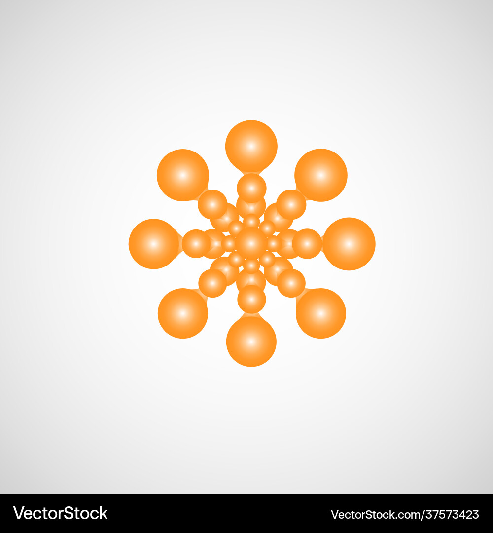 Circle abstract connect pattern design art Circle abstract connect pattern design art vector image