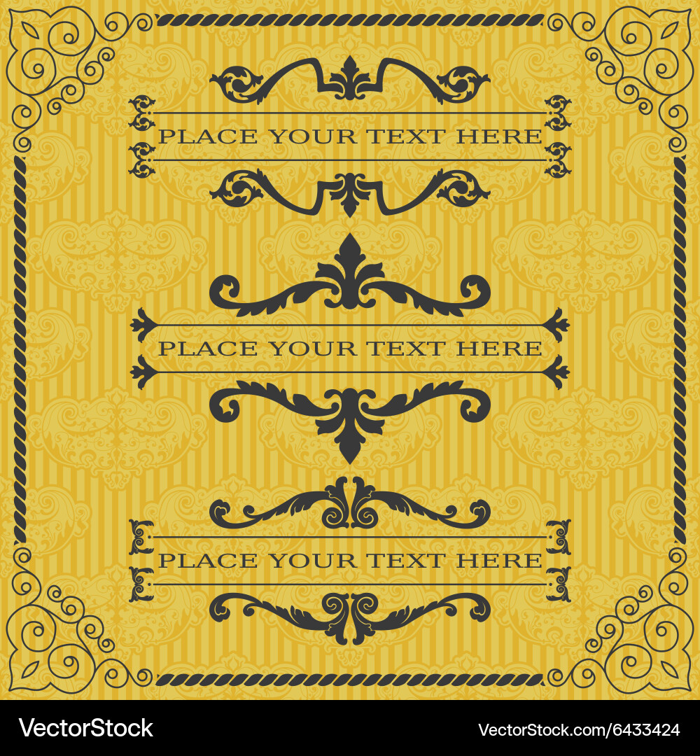 A set of elements for design Vector Image