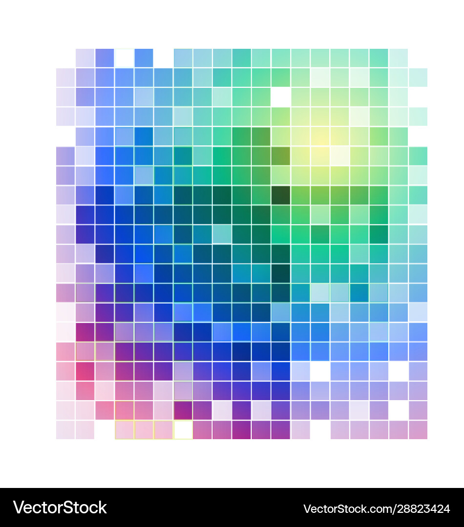 Abstract pixels background vector image