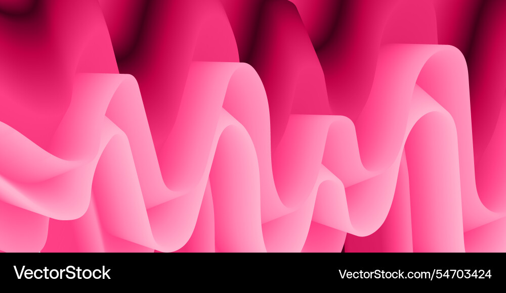 Color 3d texture waves curve background abstract Vector Image