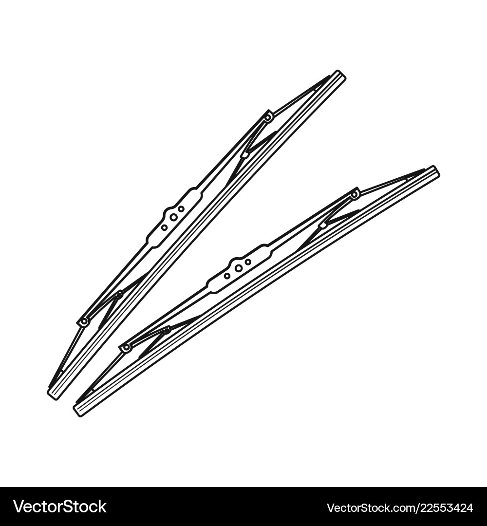 Isolated object of auto and part sign collection Vector Image