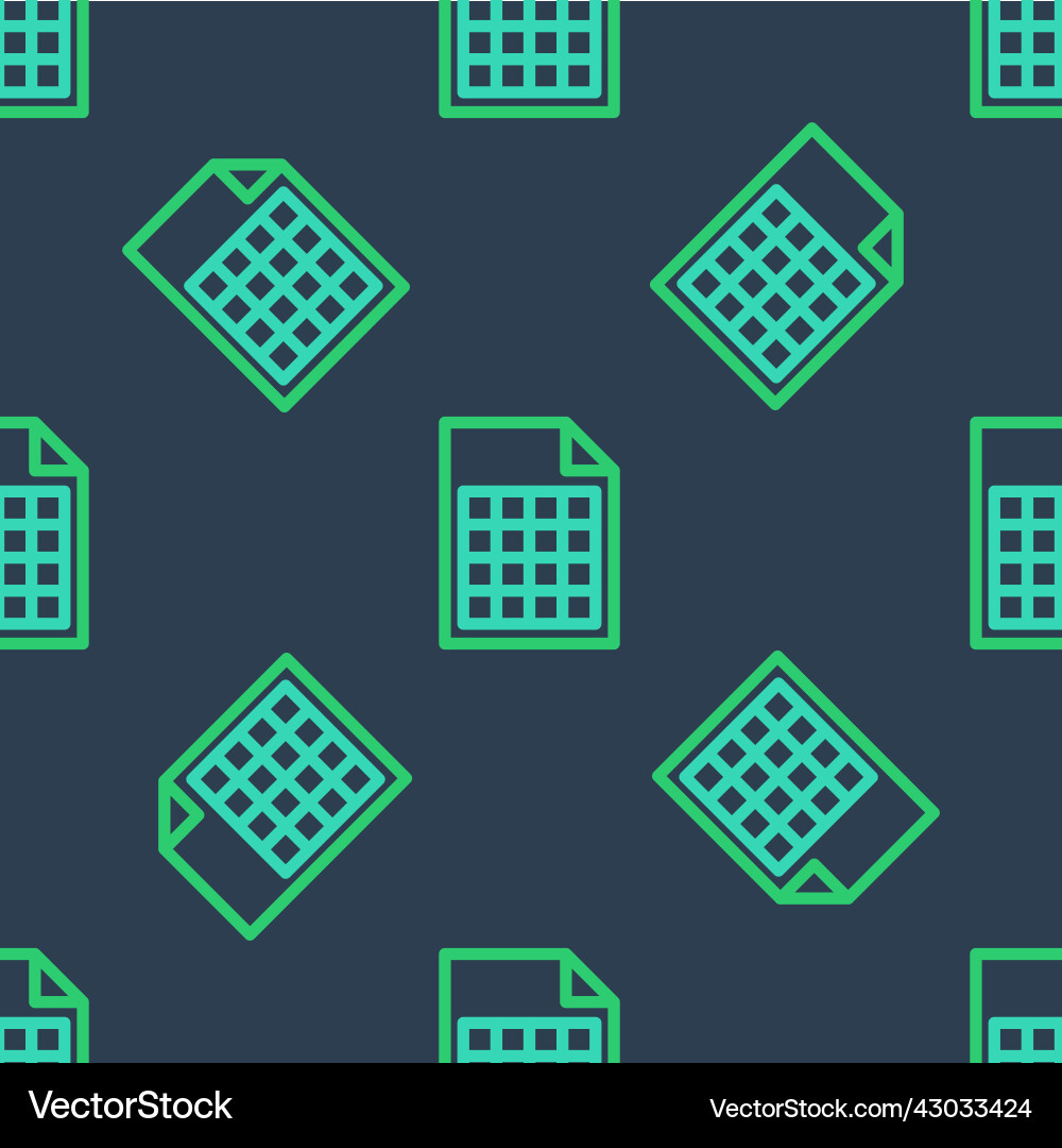 Line file document icon isolated seamless pattern Line file document icon isolated seamless pattern vector image