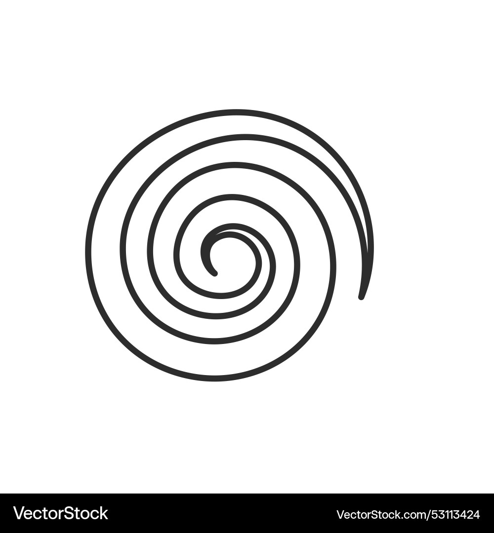 Vortex line icon element design template Vortex line icon element design template Vector Image