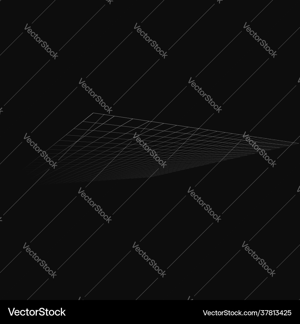 Abstract 3d grid mesh in perspective checkered Abstract 3d grid mesh in perspective checkered vector image