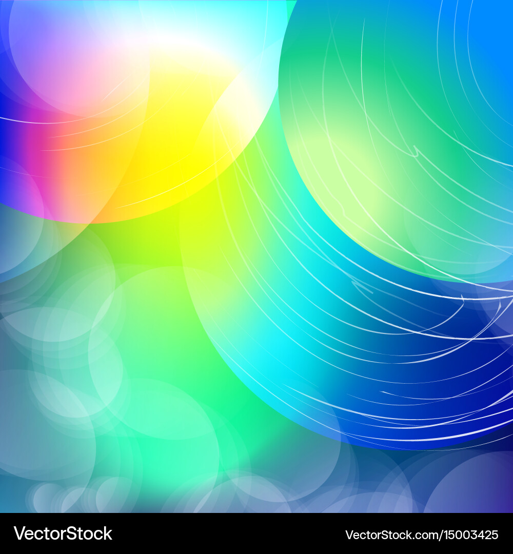Abstract overlay circle background with circles vector image