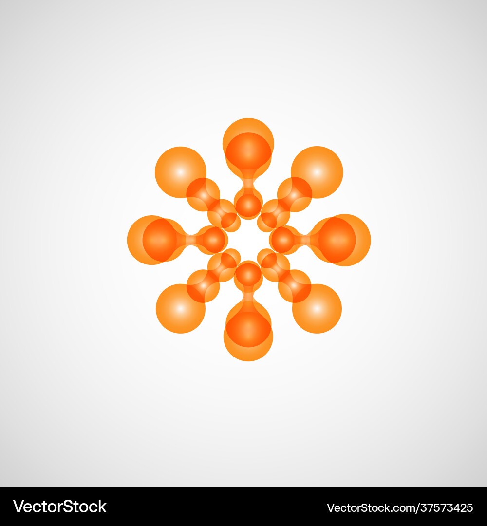 Circle abstract connect pattern design art Circle abstract connect pattern design art vector image