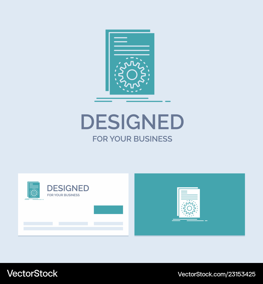 Code Execution Script Business Vektorbild