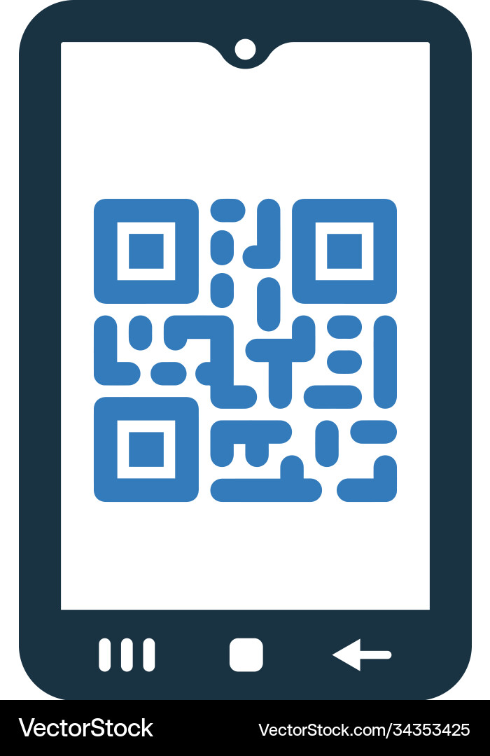 Code qr scan icon graphics Vector Image