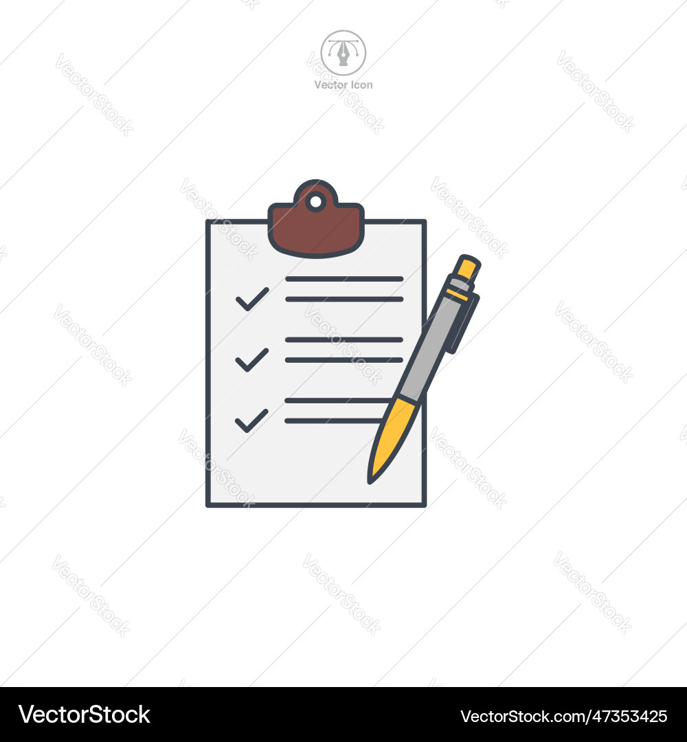Contract icon symbol template for graphic and web Contract icon symbol template for graphic and web vector image