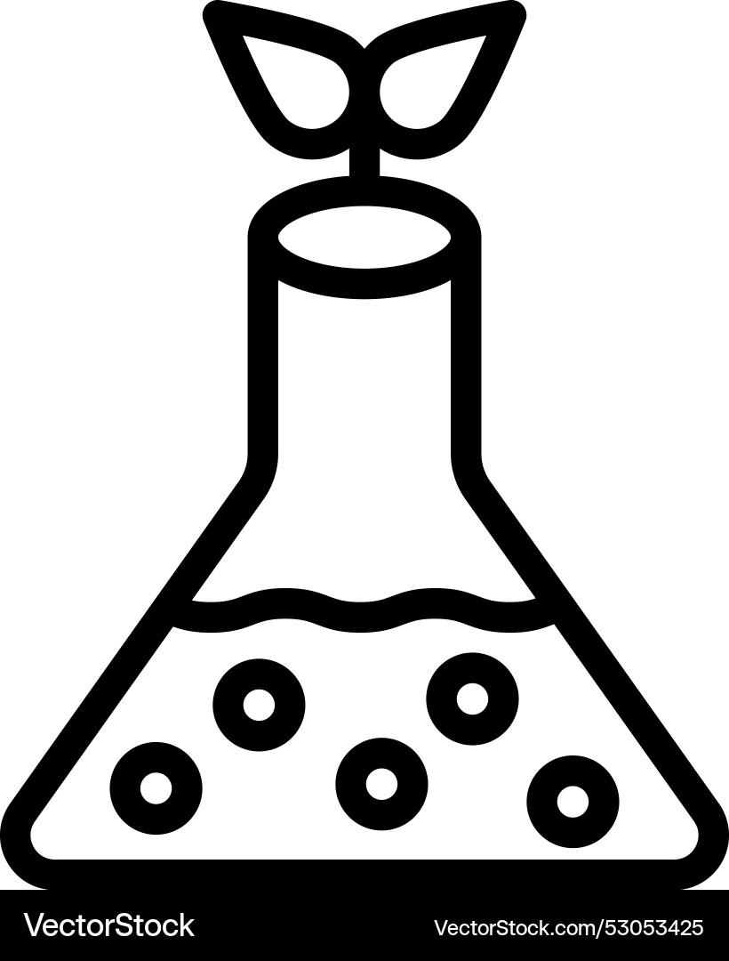 Flask icon design Vector Image