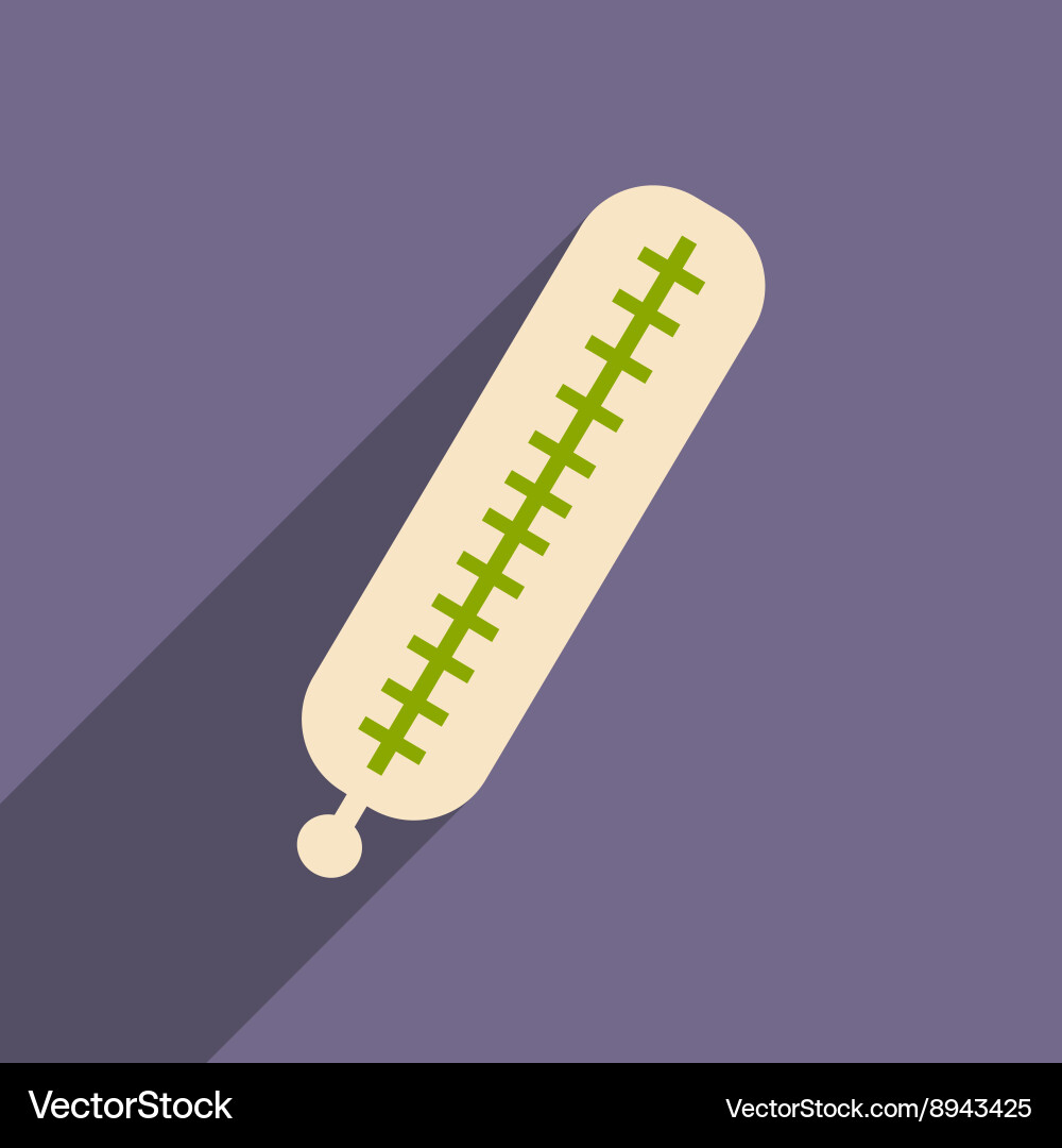 Flat with shadow icon and mobile application vector image