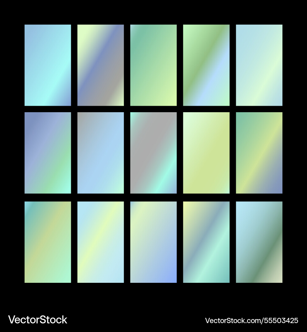 Mobile screen lock display collection of colorful Mobile screen lock display collection of colorful vector image