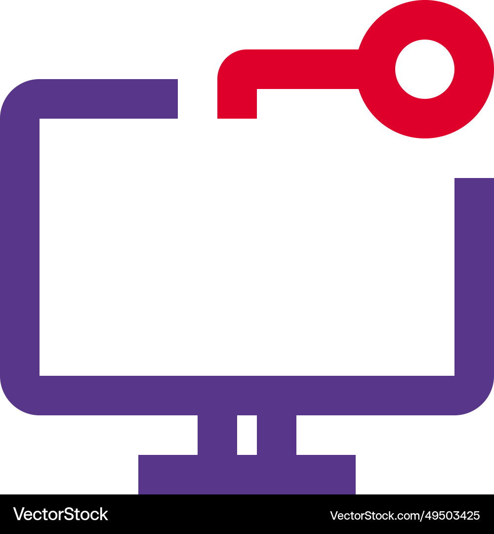 Monitor key for system security vector image