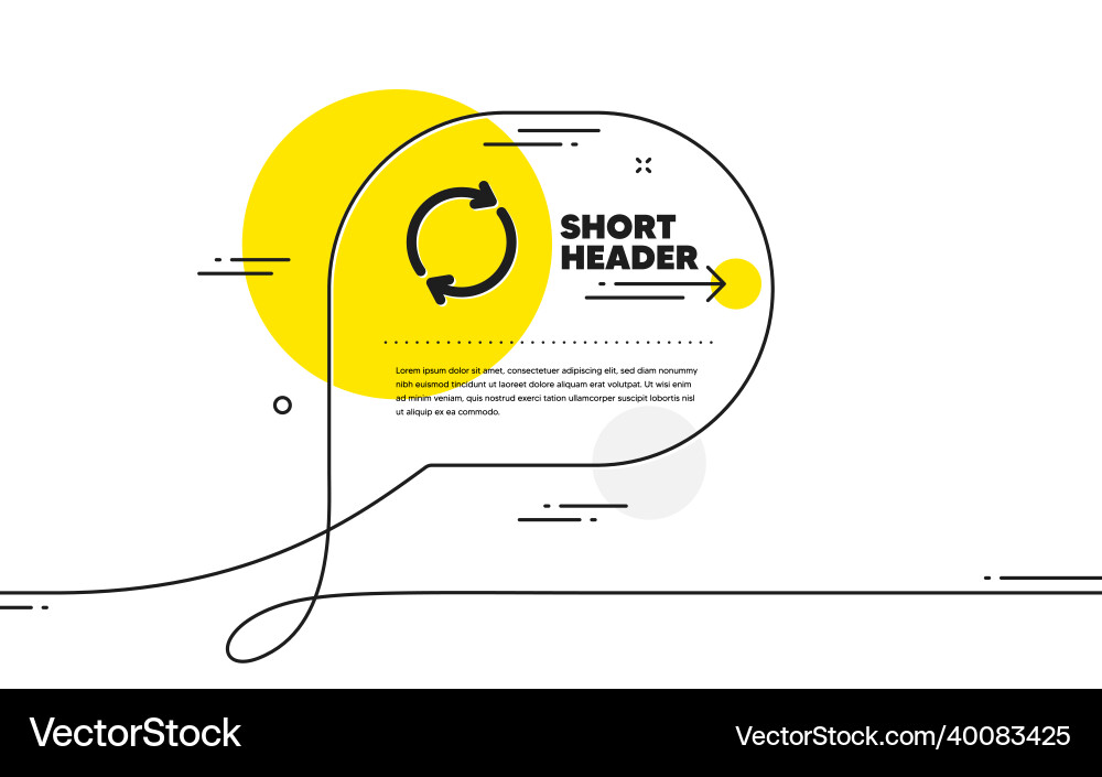 Refresh icon rotation arrow sign Vector Image