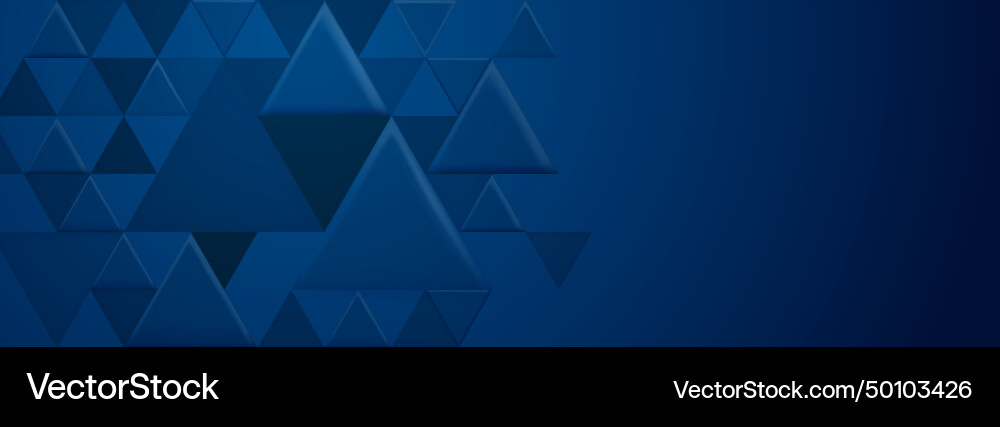 Abstract background with triangular shapes vector image