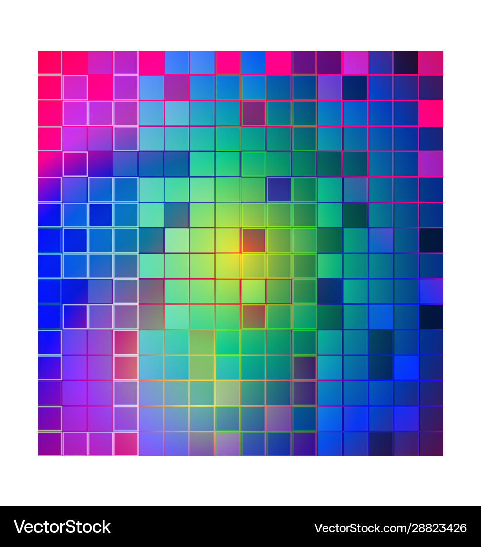 Abstract pixels background vector image